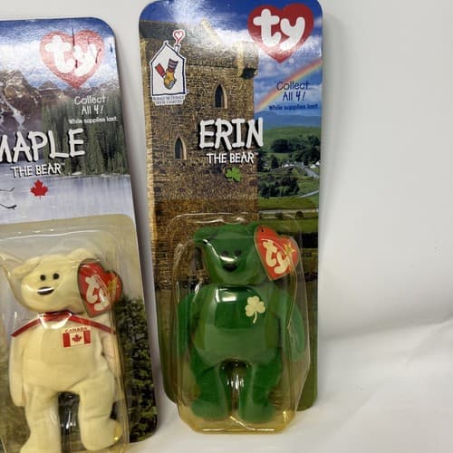 Ty McDonalds Teenie Beanie 1999 Britannia, Glory, Maple, And Erin The Bears - Thumbnail 7