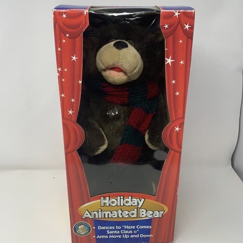 Holiday animated bear 14021
