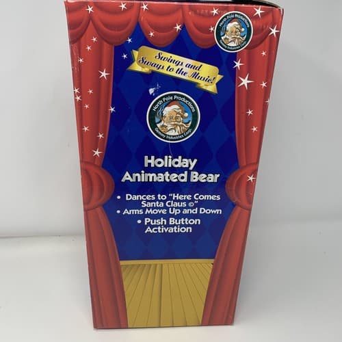 Holiday animated bear 14021 - Thumbnail 2
