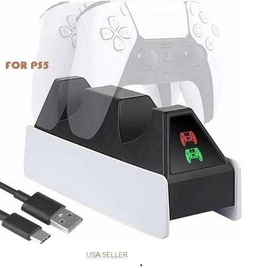 PS5 Controller Charger Stand DualSense Fast Charging Station Dock PlayStation 5
