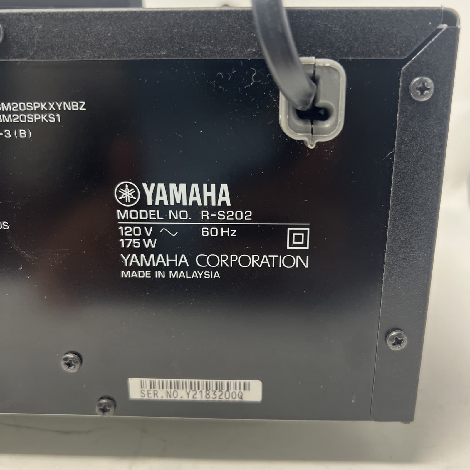 Yamaha R-S202 Stereo Receiver Bluetooth 100 Watts Channel Excellent - Thumbnail 6