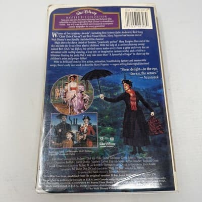 VHS - Walt Disney's Mary Poppins (1964) "Masterpiece Collection" (A20) - Thumbnail 4