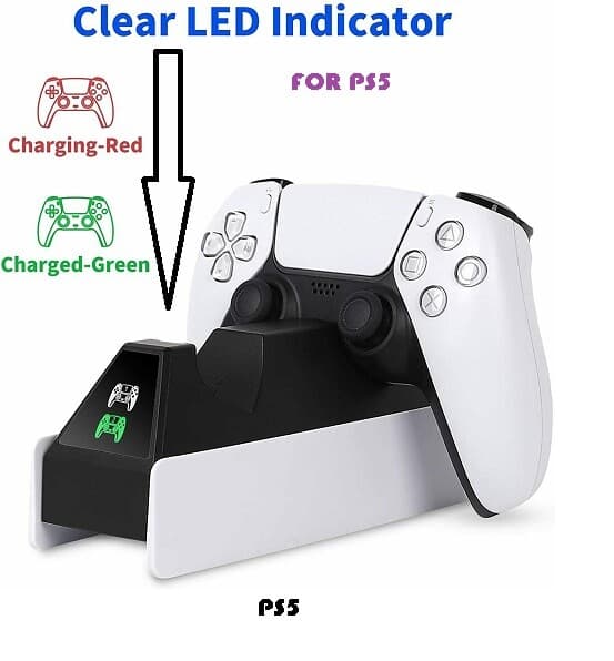 PS5 Controller Charger Stand DualSense Fast Charging Station Dock PlayStation 5 - Thumbnail 4