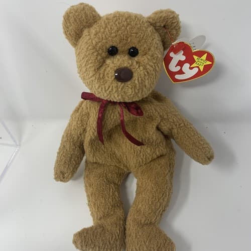 Original ty Curly TY Beanie Baby - Rare with many Errors (Ex Condition) (A3) - Thumbnail 9