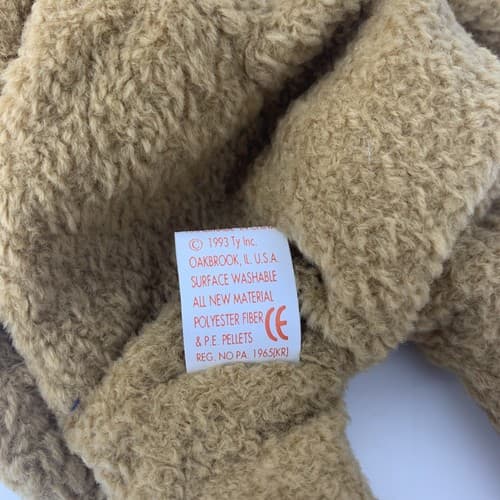 Original ty Curly TY Beanie Baby - Rare with many Errors (Ex Condition) (A3) - Thumbnail 7