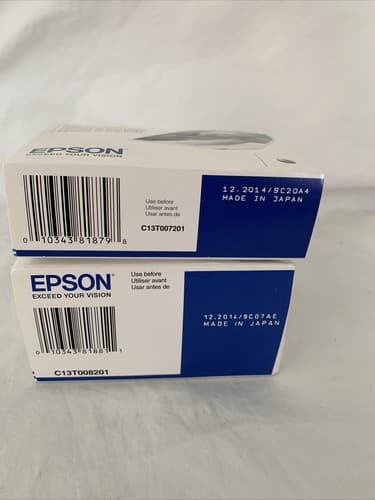 Genuine Brand New OEM Epson T008201 Color Ink Cartridge Ex 12/2014 Combo(A12) - Thumbnail 5