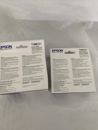 Genuine Brand New OEM Epson T008201 Color Ink Cartridge Ex 12/2014 Combo(A12) - Thumbnail 4