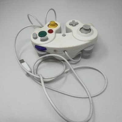Nintendo Gamecube Third Party Controller Control Pad White (A19) - Thumbnail 4