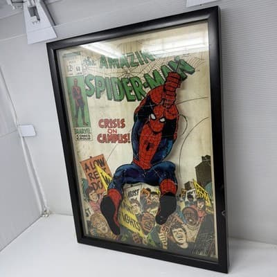 Spiderman Wall Decor 15 x 20” Framed - Image 1