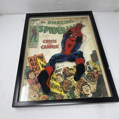 Spiderman Wall Decor 15 x 20” Framed - Thumbnail 2