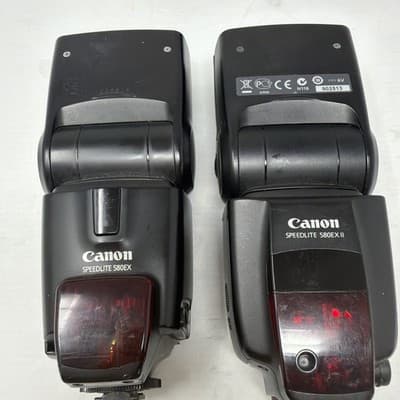 x2 CANON 580EX / 580EX II SPEEDLITE - Shoe Mount For fix/parts (A11) - Thumbnail 7