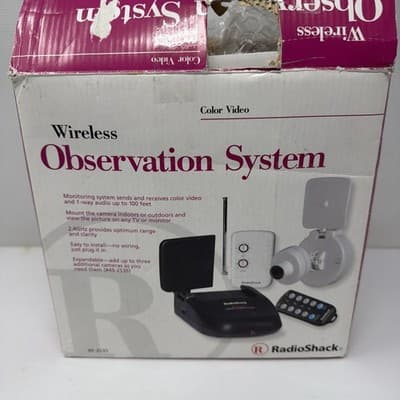 Radio Shack Wireless Observation Security System with Add-on Camera 49-2535 (u) - Image 1