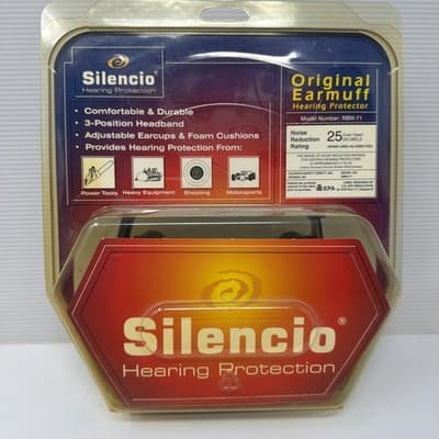Silencio Original Earmuff Hearing Protection RBW-71 3-Position Wear (A20) - Image 1
