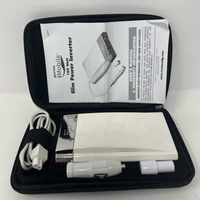 Vector iMobile VEC415 100 Watt Slim Power Inverter Car Adapter With Case (A16) - Image 1