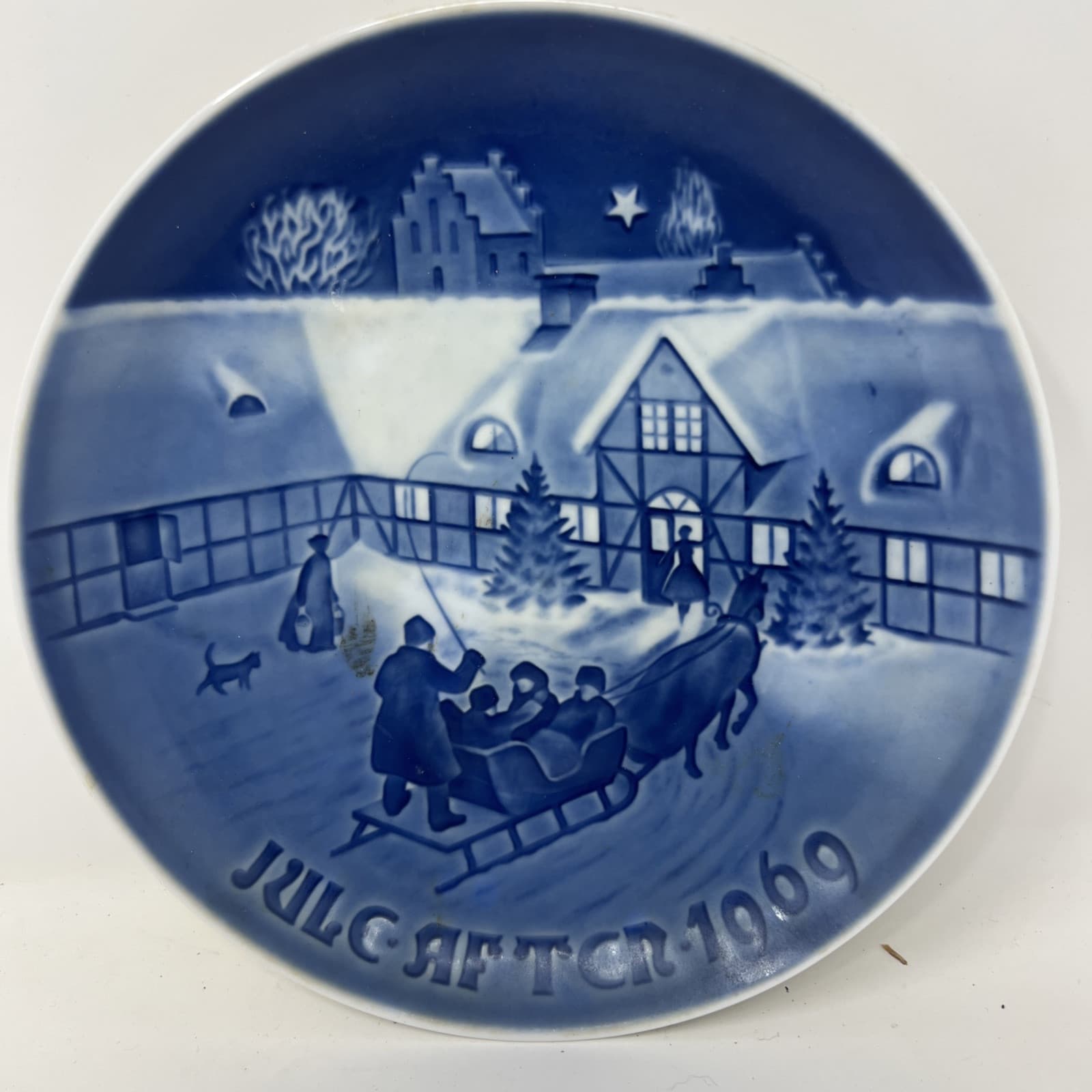 Jule Aften 1969 Copenhagen arrival of Cristmas guest Vintage Collectible (A2)