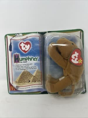 🔥 Ty Beanie Babies Humphrey the Camel 1st Generation 1/1 First Gen Baby 🐪