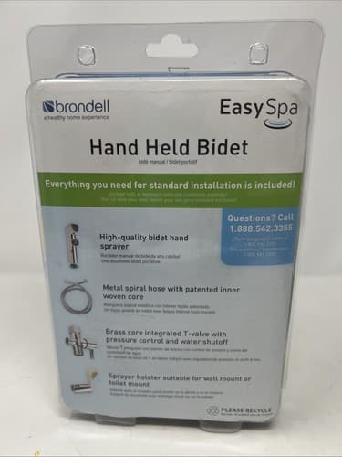 NEW Brondell LES-30 EasySpa Essential Hand Held Bidet Sprayer (A17) - Thumbnail 3