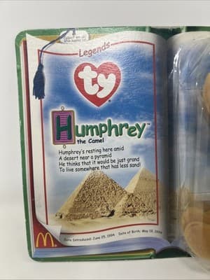 🔥 Ty Beanie Babies Humphrey the Camel 1st Generation 1/1 First Gen Baby 🐪 - Thumbnail 2