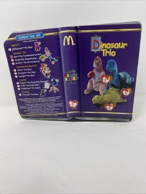 TY Teenie Beanie Babies *McDonalds Happy Meal Toy~ 'Rex' The Tyrannosaurus w/Tag - Thumbnail 7