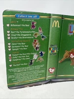 McDonalds Legends Chilly The Polar Bear Ty Beanie Baby Brand New In Box (A18) - Thumbnail 7