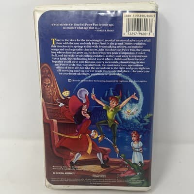 Peter Pan (VHS, 1990) Black Diamond - Thumbnail 2