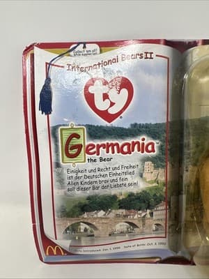 TY Beanie Babies Germania The Bear International Bears II (A18) - Thumbnail 2