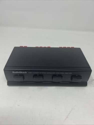 RadioShack High Power Stereo 4-Way Speaker Control Center Selector - 40-244 (A17 - Image 1