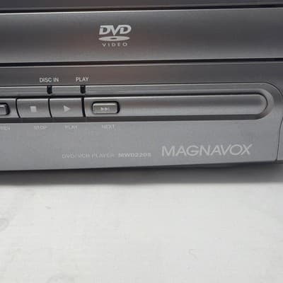 Magnavox MWD2205 DVD VCR Combo Player Tested Working VHS Recorder No Remote - Thumbnail 4
