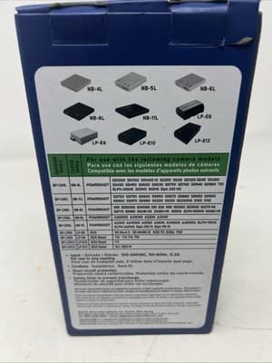 Digipower Digital Camera DSLR Video Battery Charger 100s Canon New Sealed D-SLR - Thumbnail 3