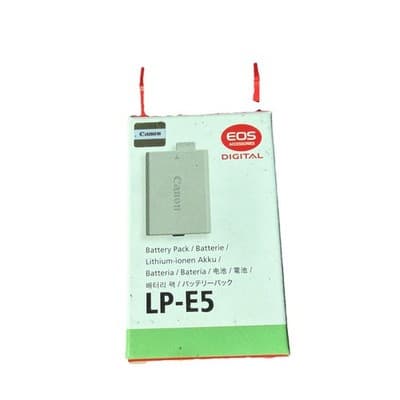 Canon LP-E5 Li-Ion Battery Pack Genuine EOS Open Box New (A131) - Image 1