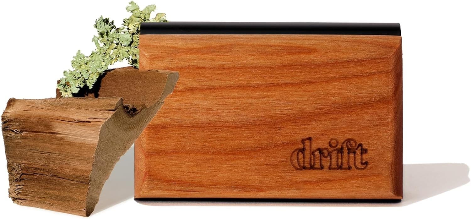 Drift Car Air Freshener - Wood Air Freshener - Car Odor Eliminator - Teak Scent - Image 1