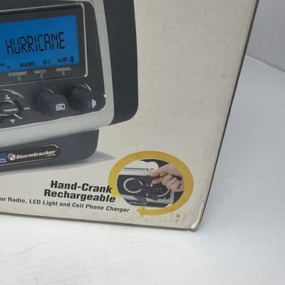 NOB Weather Channel Weather Alert Radio-TV W/ LED Light & Cell Phone Charger - Thumbnail 4