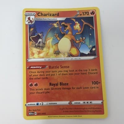 Charizard Pokemon Card 2024 HP170 001/115 From Nintendo - Thumbnail 3