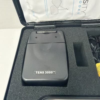 TENS 3000 2-Channel Handheld Unit with Accessories and Case - Thumbnail 2