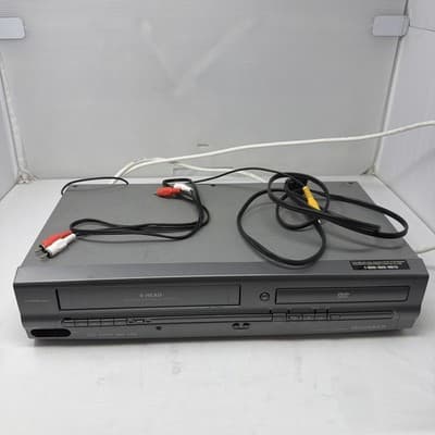 Magnavox MWD2205 DVD VCR Combo Player Tested Working VHS Recorder No Remote - Image 1