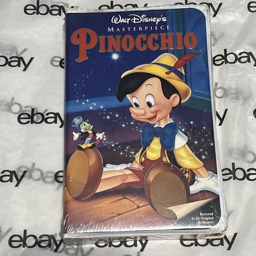 PINOCCHIO (VHS 1993) WALT DISNEY CLASSIC NEW SEALED - Image 1