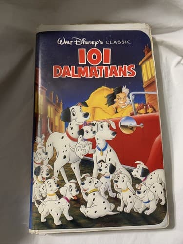 101 Dalmatians (VHS, 1992) Rare Black Diamond Edition - Image 1