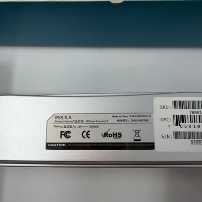 IriScan Express 3-Scan Portable USB Scanner Documents Photos Business Cards (A18 - Thumbnail 7