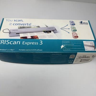IriScan Express 3-Scan Portable USB Scanner Documents Photos Business Cards (A18 - Thumbnail 2