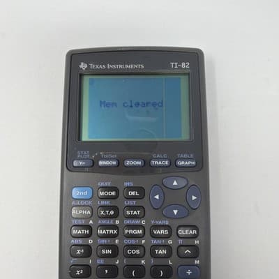 Texas Instruments TI-82 Graphing Calculator TESTED w/ Cover (A131) - Thumbnail 2