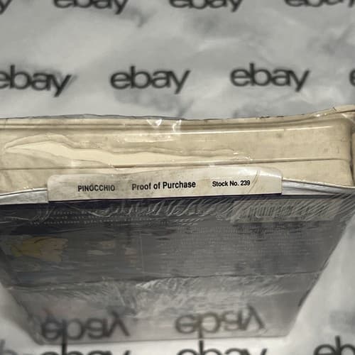 PINOCCHIO (VHS 1993) WALT DISNEY CLASSIC NEW SEALED - Thumbnail 4