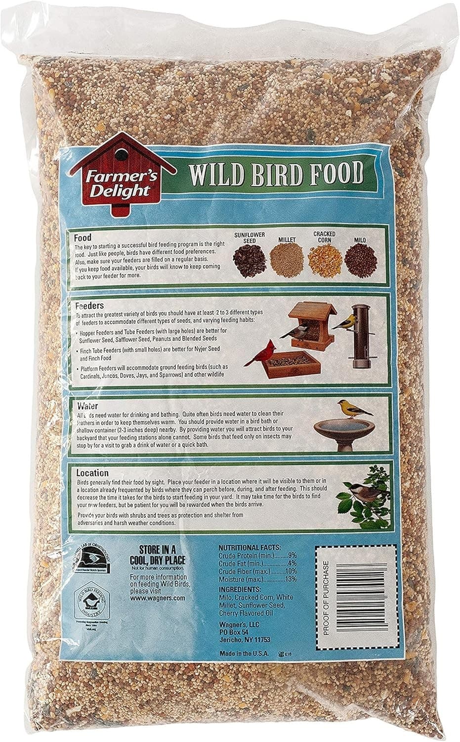 Wagner's Farmer's Delight Wild Bird Food Bundles with Cherry Flavor - 20-Pound - Thumbnail 3