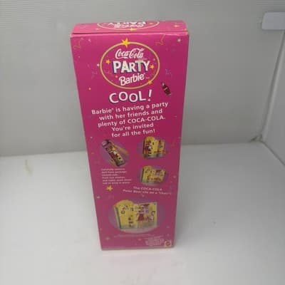 VINTAGE 1998 MATTEL COCA COLA PARTY BARBIE NIB#22964 SPECIAL EDITION (A11) - Thumbnail 6