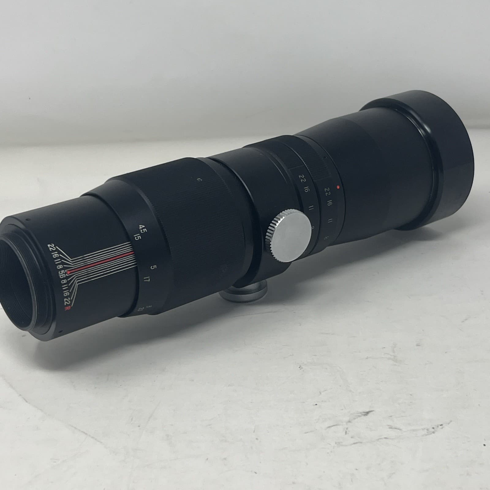 Olympus 300mm F:5.6 Early Preset Vivitar T Mount Tele Lens Caps, Case,18 Blades - Thumbnail 7