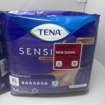 **NEW** Tena Sensitive Care Incontinence Underwear 56 Count Women’s XL - Thumbnail 3