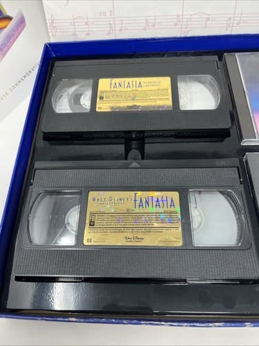 WALT DISNEY MASTERPIECE FANTASIA DELUXE EDITION VHS SET Collectors - Thumbnail 8