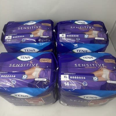 **NEW** Tena Sensitive Care Incontinence Underwear 56 Count Women’s XL - Thumbnail 4
