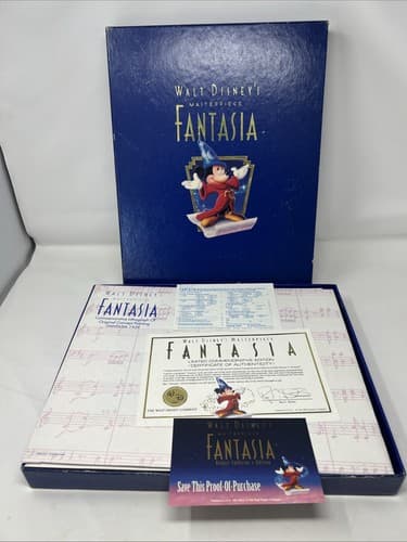 WALT DISNEY MASTERPIECE FANTASIA DELUXE EDITION VHS SET Collectors