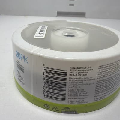 MEMOREX LIGHTSCRIBE DVD+R 16X SPEED 4.7GB 120 MIN RECORDABLE DISCS 20 PACK (A13 - Thumbnail 4
