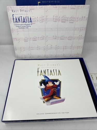 WALT DISNEY MASTERPIECE FANTASIA DELUXE EDITION VHS SET Collectors - Thumbnail 4